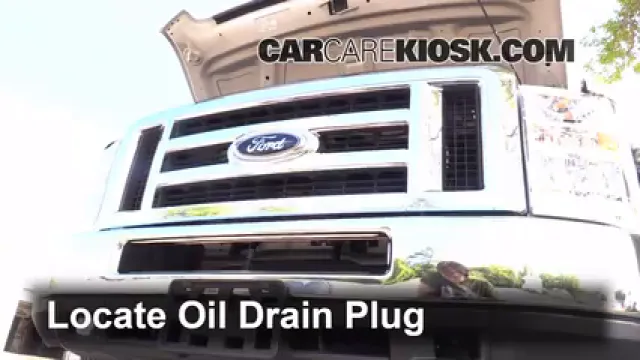 2013 Ford E-350 Super Duty XLT 5.4L V8 FlexFuel Standard Passenger Van Huile Changer l'huile et le filtre à huile
